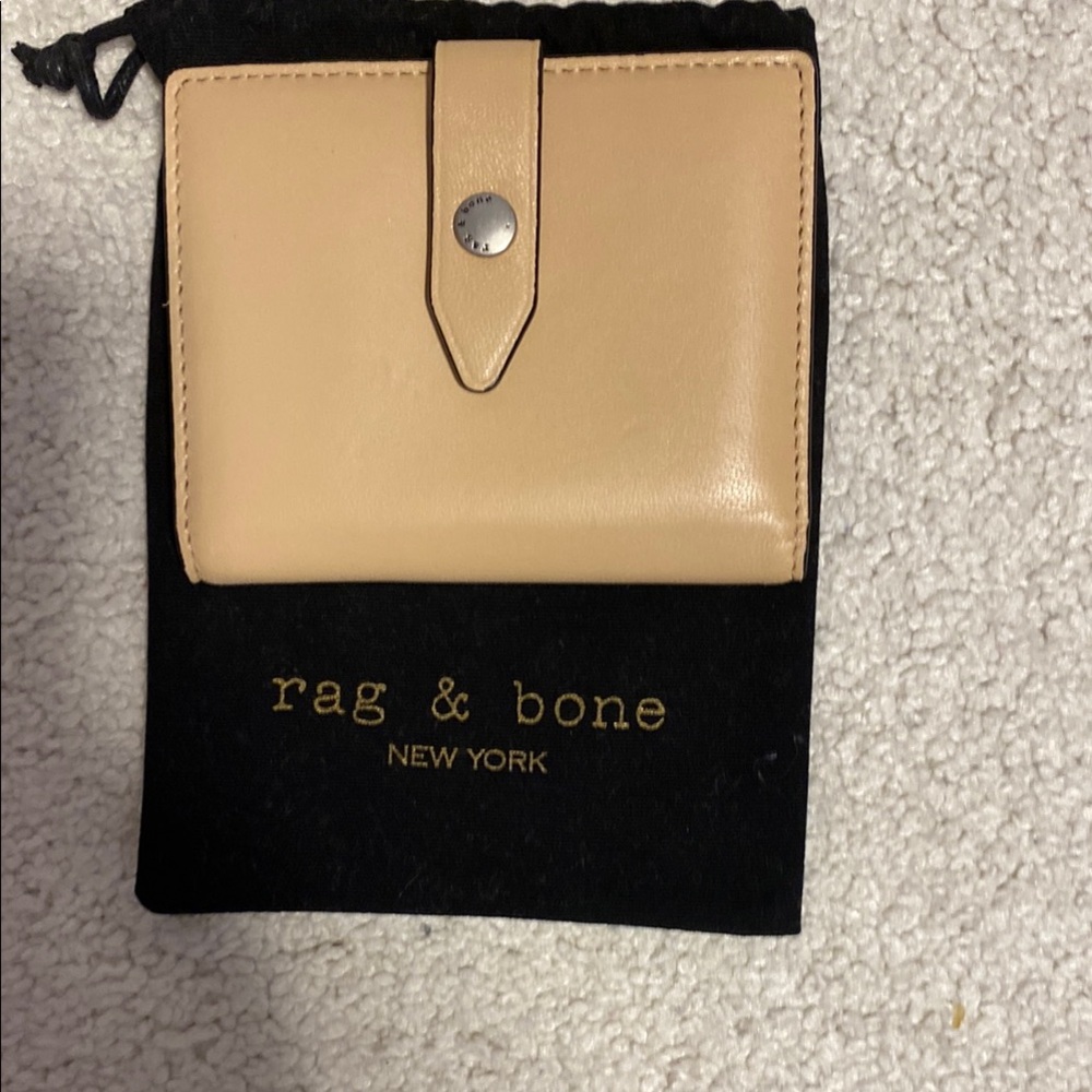 Rag & Bone Tan Leather Wallet